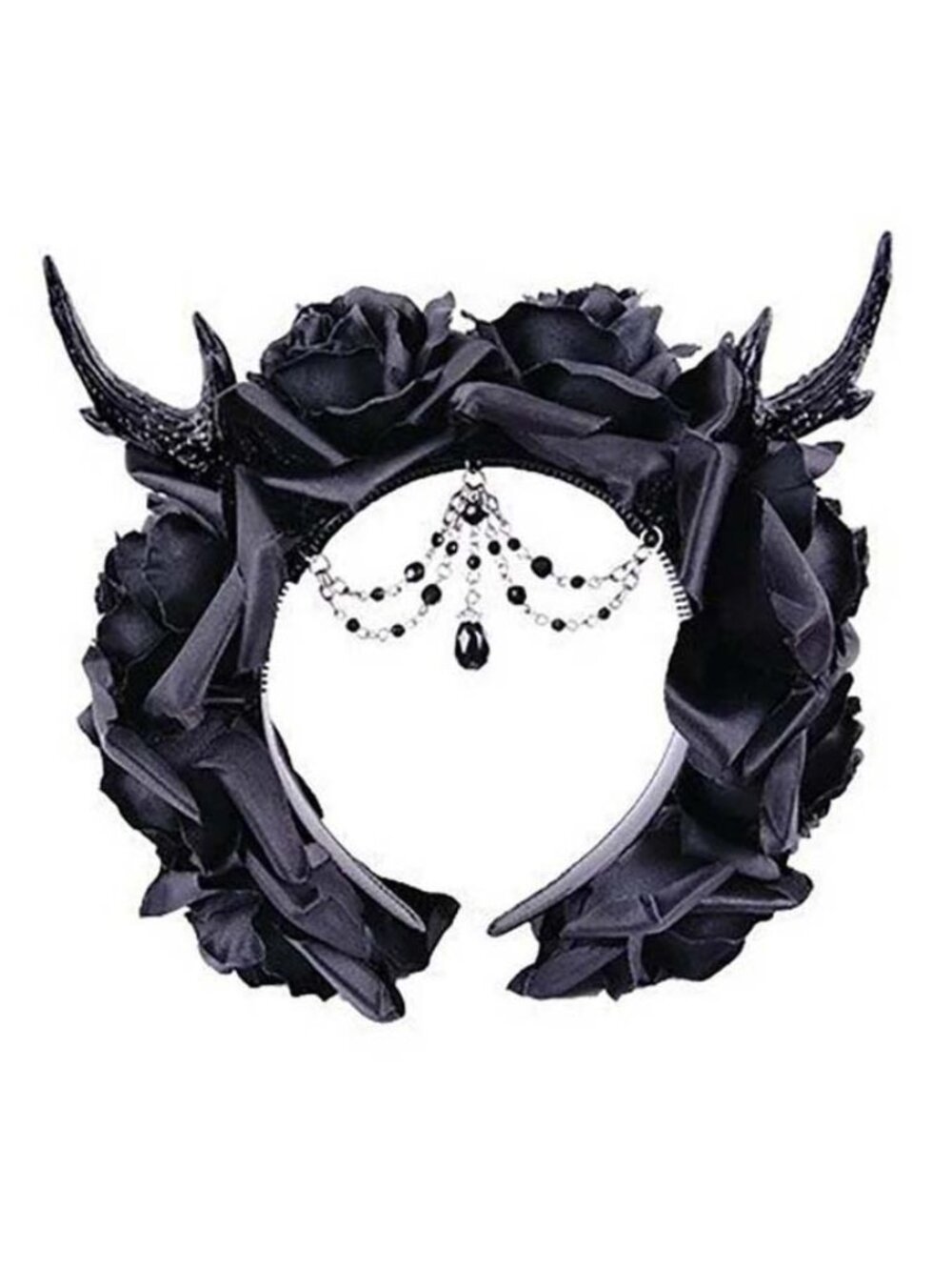 Rare Gothic Princess Rose Garland Headband